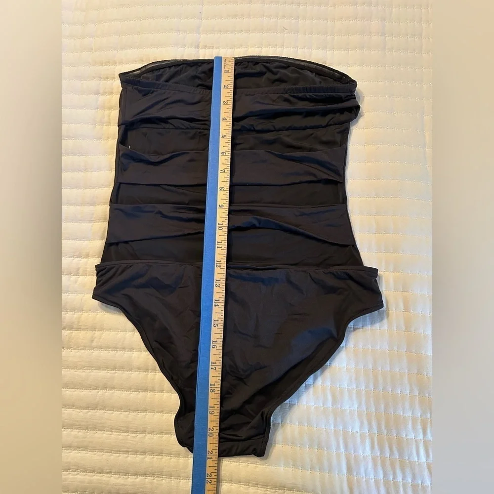 Onia One Piece Swimsuit Black No Tags Size Small/Medium ?(b5 - Picture 3 of 13